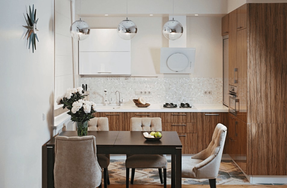 Papier peint pour la cuisine 2020 - idées et solutions de mode [37 photos]