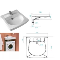 Comment installer un évier au-dessus d'une machine à laver : résoudre le problème d'une salle de bain exiguë