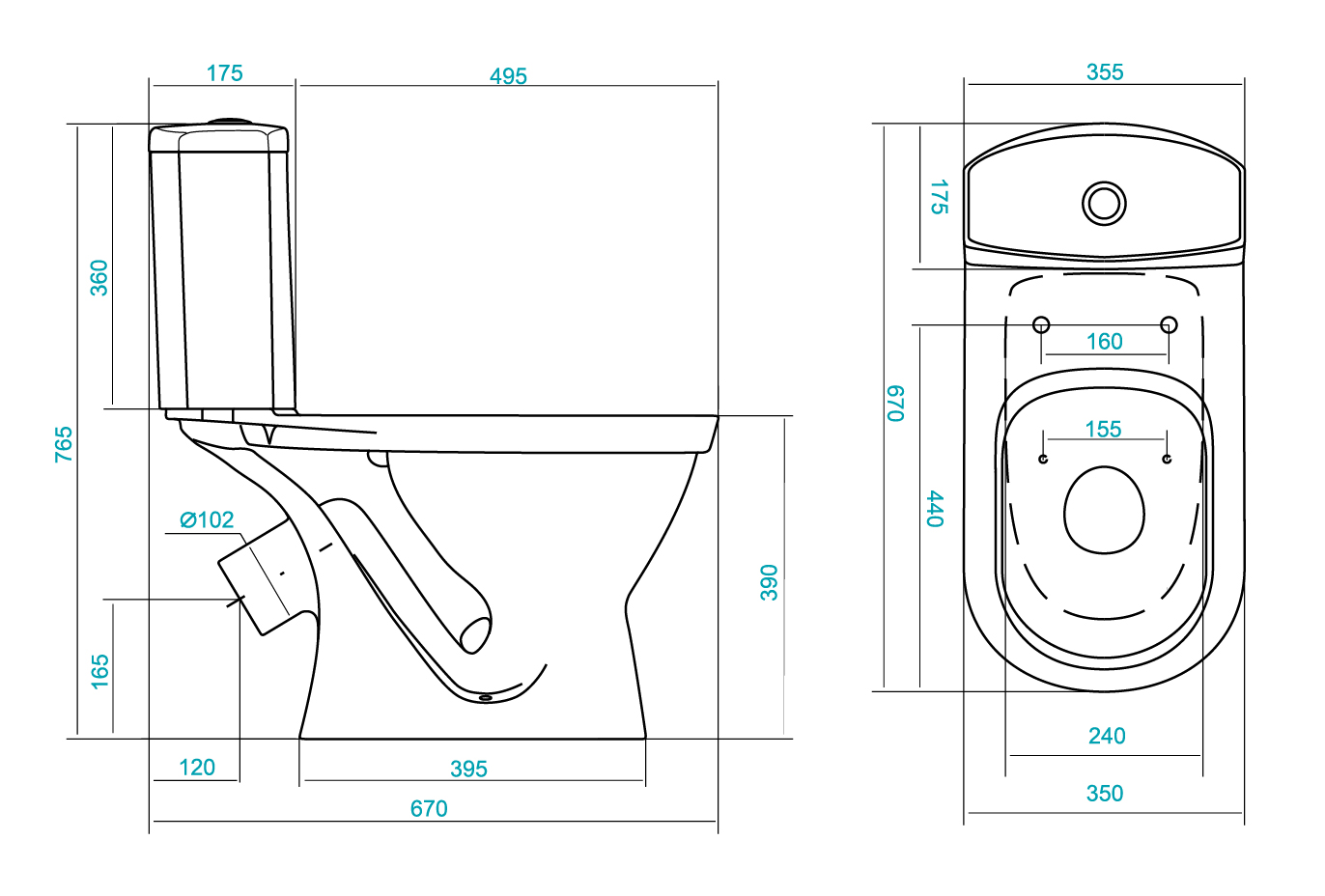 Quelles sont les tailles de cuvettes de toilettes avec réservoir et comment choisir la meilleure ?