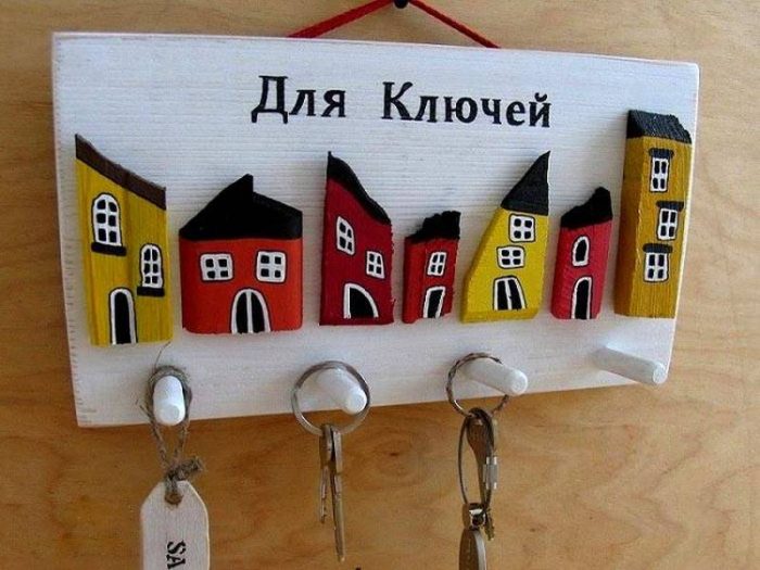 Porte-clés mural en bois - une classe de maître étape par étape