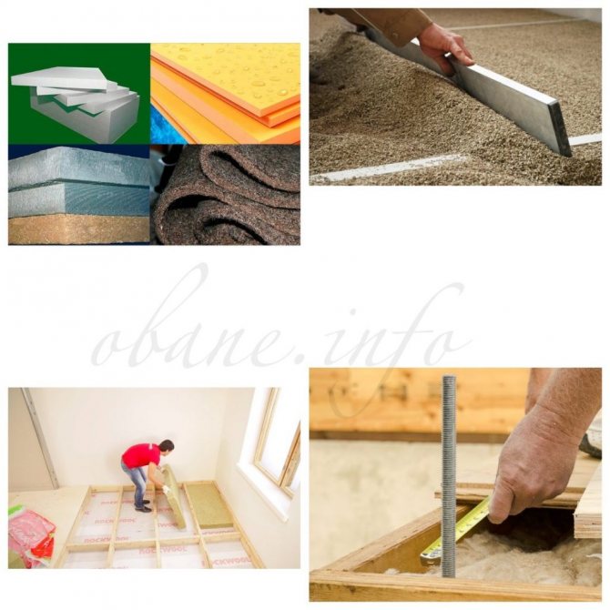 Isolation pour le sol d'une maison en bois - laquelle est préférable de choisir ?