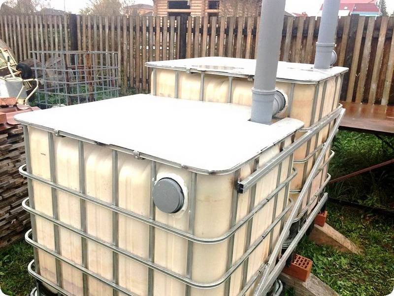 Comment faire une fosse septique à partir d'eurocubes de vos propres mains - instructions détaillées d'installation de photos