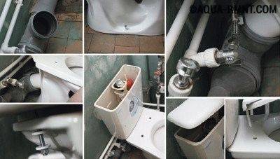 Fixation du réservoir aux toilettes: une description détaillée du processus d'installation