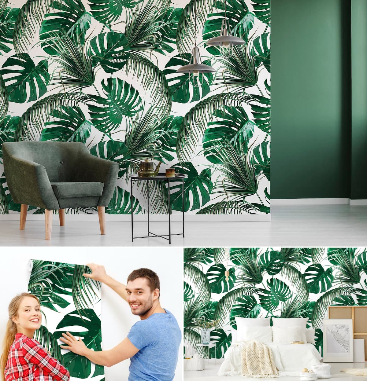 Quel papier peint choisir pour la chambre en 2019-2020: idées avec photos