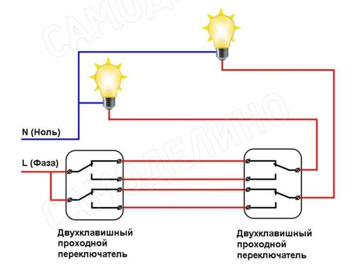 Interrupteur double - schéma de câblage et instructions d'installation étape par étape (80 photos)