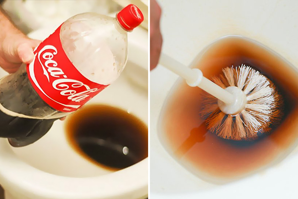 Que se passe-t-il si vous versez du Coca-Cola dans les toilettes