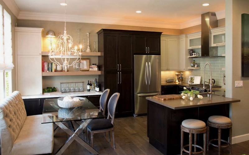 5 façons de remplir de manière rentable un coin dans une petite cuisine