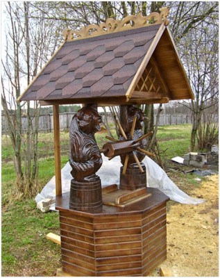 Comment construire soi-même une maison en bois pour un puits: une sélection des meilleures idées et un exemple de construction