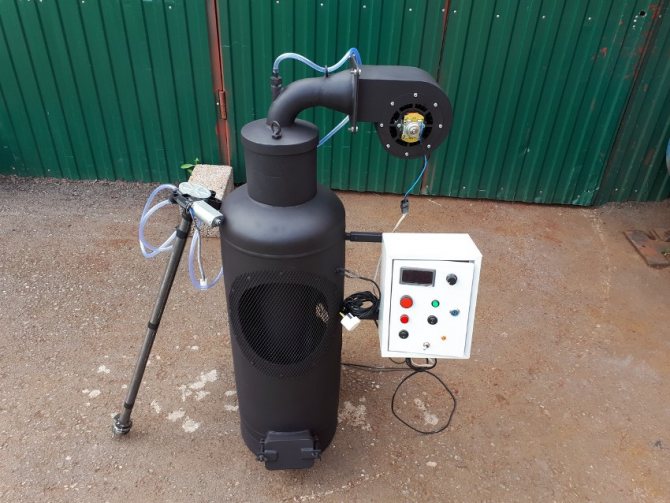 Pistolet thermique à huile usée à faire soi-même: instructions de fabrication étape par étape