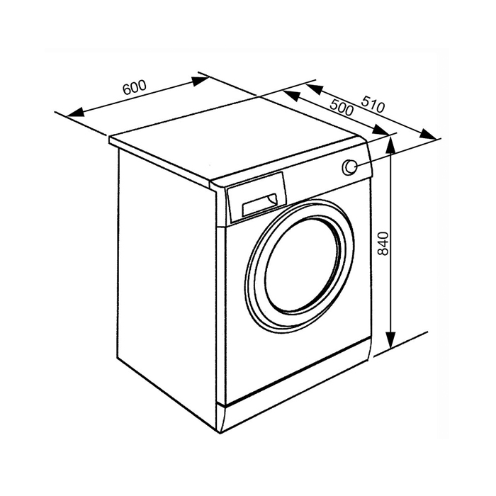 Choisir une machine à laver avec une charge de 5 kg