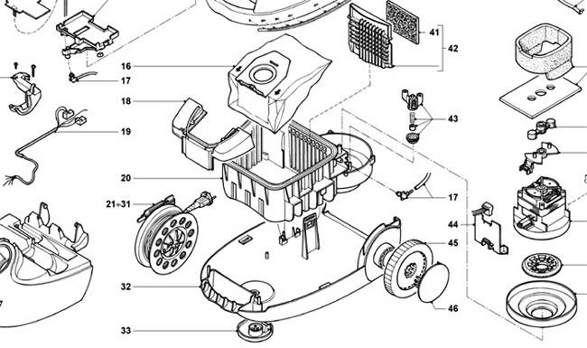 Comment démonter un aspirateur Samsung : causes des pannes + instructions pas à pas pour démonter un aspirateur - point j