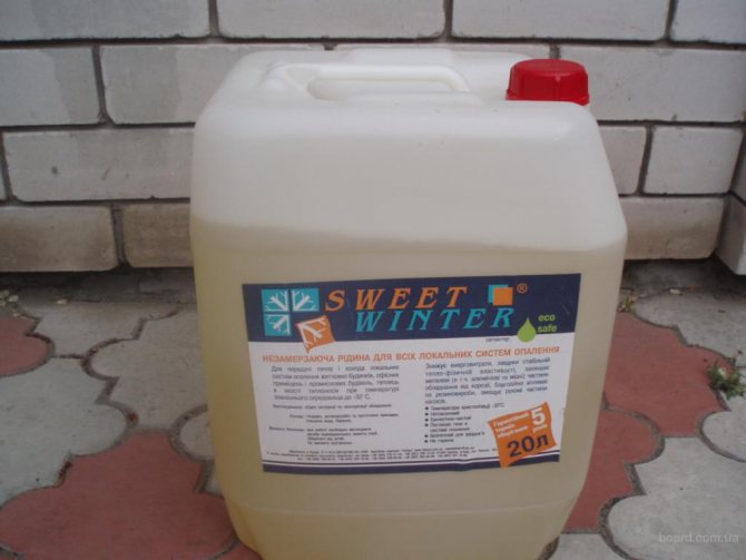 Sélection de liquide antigel pour les systèmes de chauffage