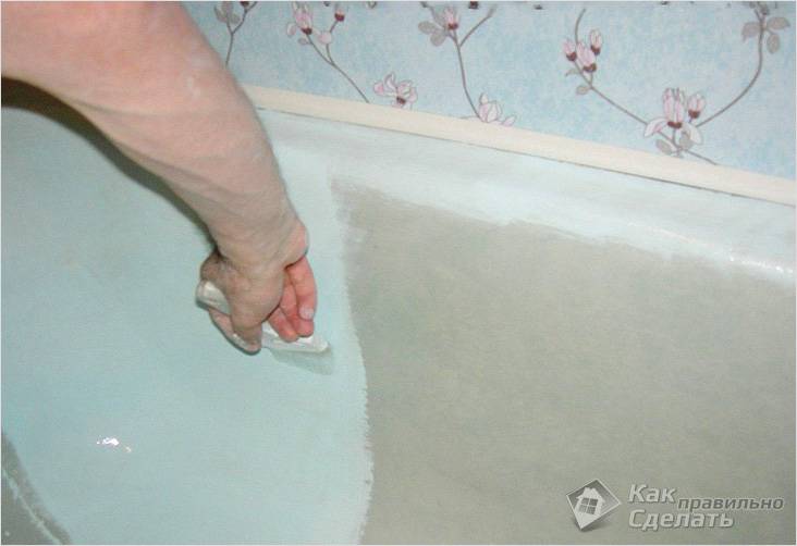 Quelle peinture pour recouvrir l'extérieur de la baignoire en fonte