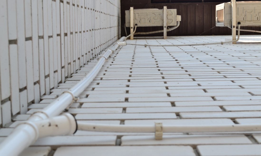 Evacuation des condensats du climatiseur