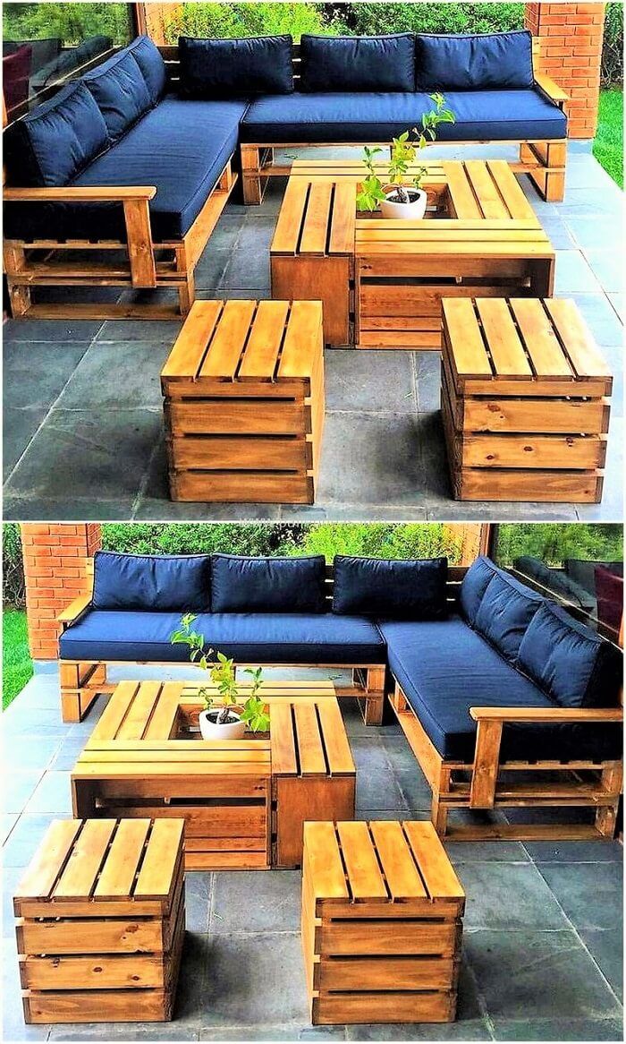 Meubles de palette - 130 photos des meilleures idées pour créer un environnement élégant à partir de moyens improvisés