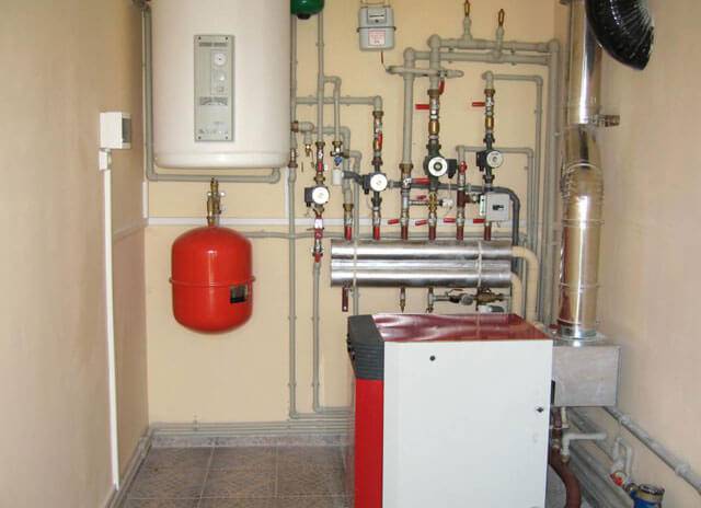 Auto-installation d'une chaudière à gaz au sol