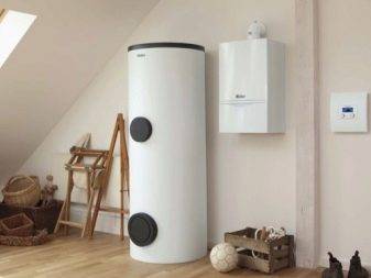 Chaudières à gaz avec chaudière à chauffage indirect