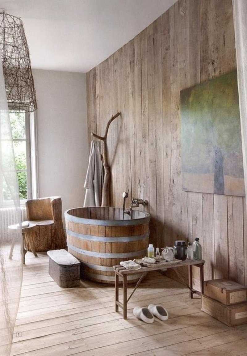 Salle de bain dans une maison en bois: règles d'aménagement et finitions