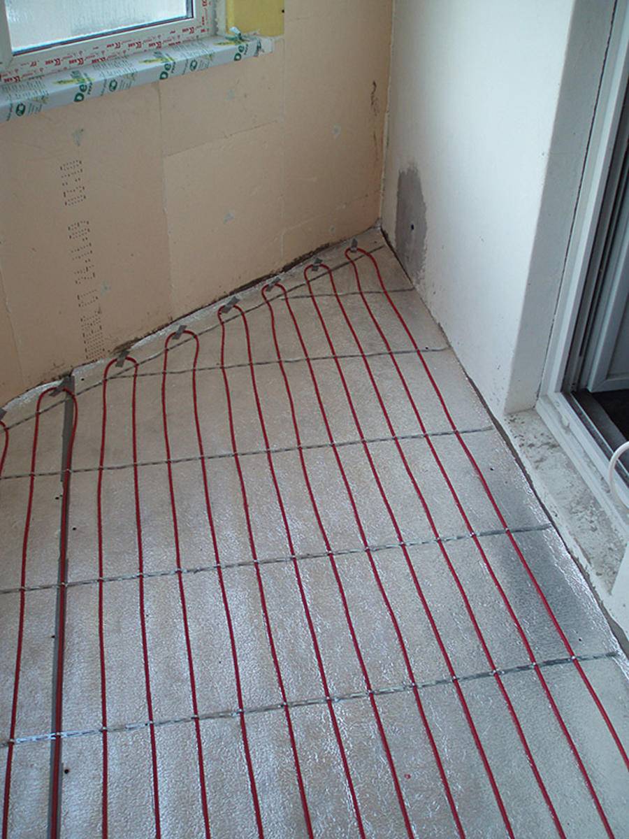 Chauffage au sol sur le balcon - confort dans la grande ville