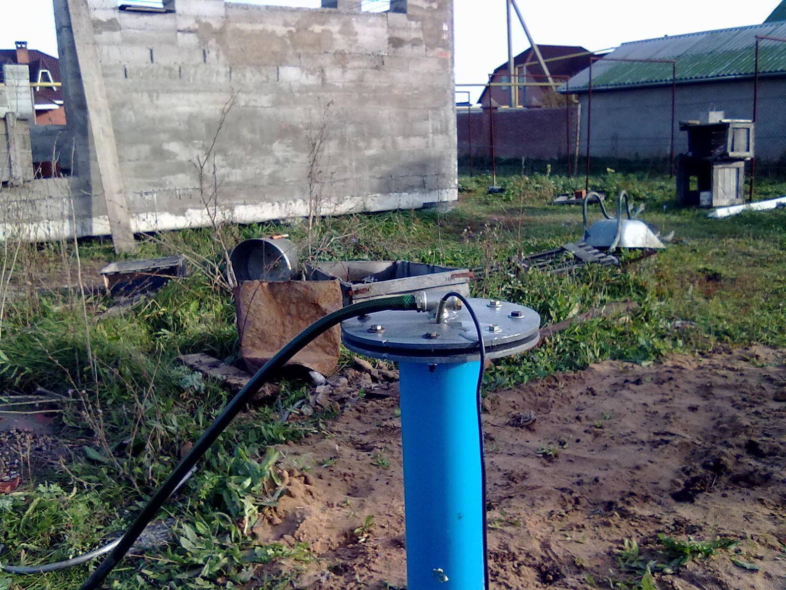 Installation d'un bouchon pour un puits