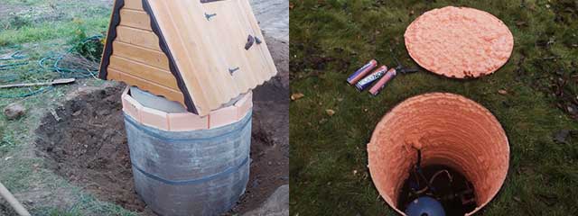 Réchauffer un puits de ses propres mains ou comment ne pas se retrouver sans eau en hiver