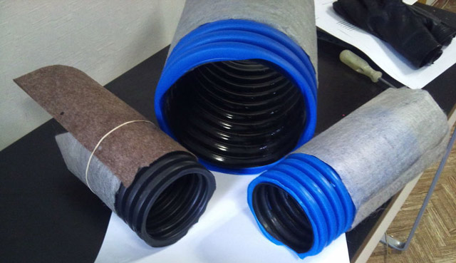 Le dispositif du système de drainage d'une fondation monolithique