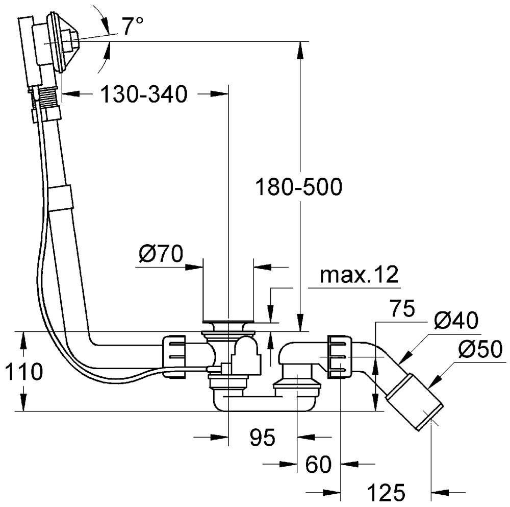 Bonde d'évier : montage et pose d'une bonde de trop-plein