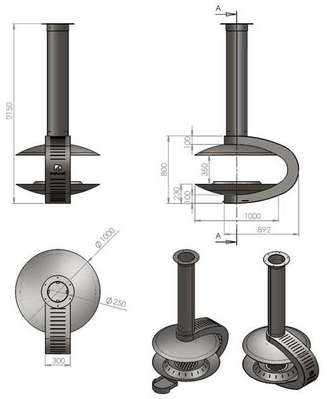 Cheminées suspendues : une merveille originale pour la maison
