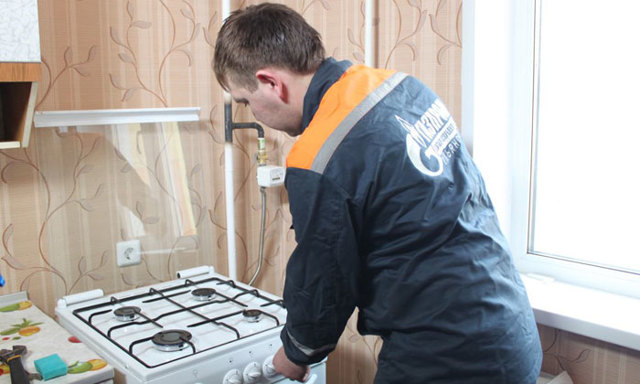 Raccordement d'une cuisinière à gaz dans un appartement