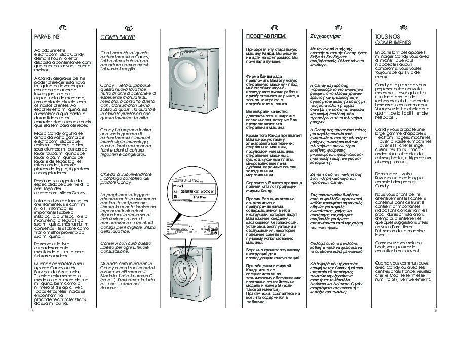 Machines à laver Candy: pays d'origine, avis et classement des meilleurs modèles