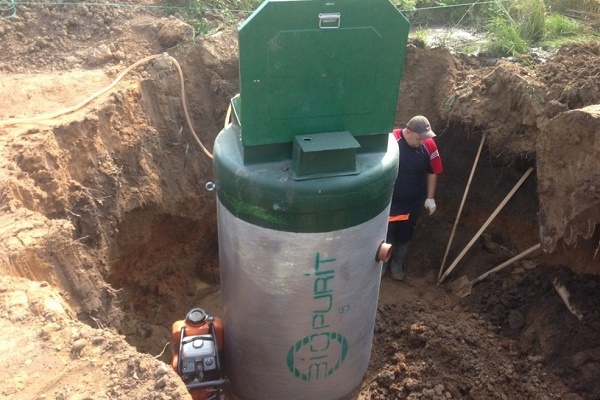 Micro-mini fosse septique septique pour votre maison de campagne