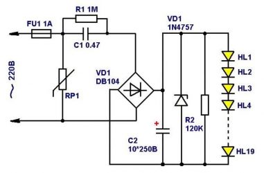 Comment fabriquer soi-même une lampe LED à partir d'une bande LED: instructions photo et vidéo sur la conversion d'une lampe fluorescente en LED