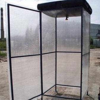 Douche d'été en polycarbonate : instructions de conception étape par étape