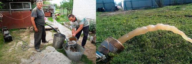 Comment pomper un puits après forage - bon de travail