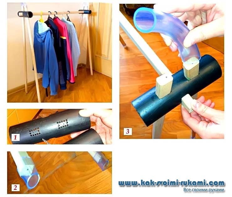 Artisanat à partir de tuyaux en plastique