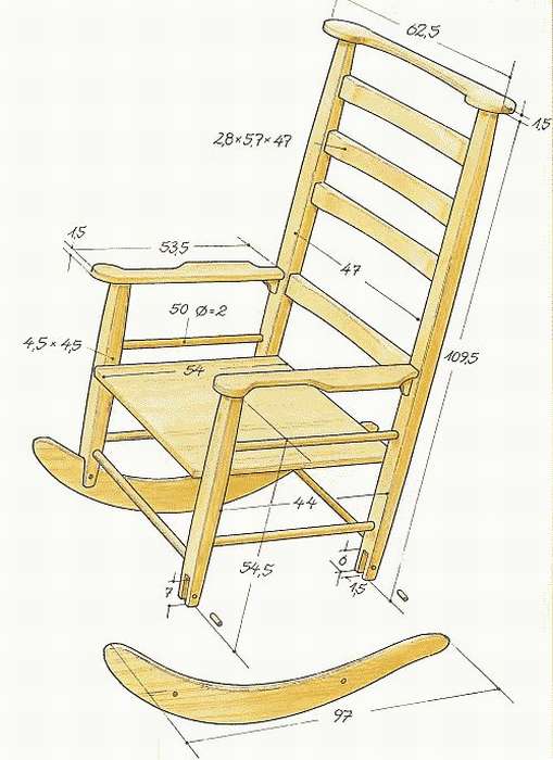 Fauteuil DIY: étudiez la photo, sélectionnez un dessin avec des dimensions, préparez les matériaux (planches, bûches ou palettes) pour fabriquer vous-même un trône confortable étape par étape