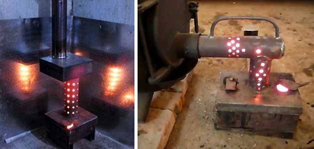 Caractéristiques de l'agencement du chauffage à l'huile usée à l'aide de poêles et de chaudières