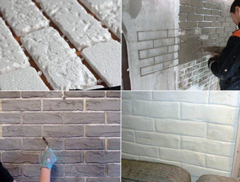Imitation de brique pour la décoration intérieure (113 photos): comment faire soi-même une imitation de brique pour les murs?