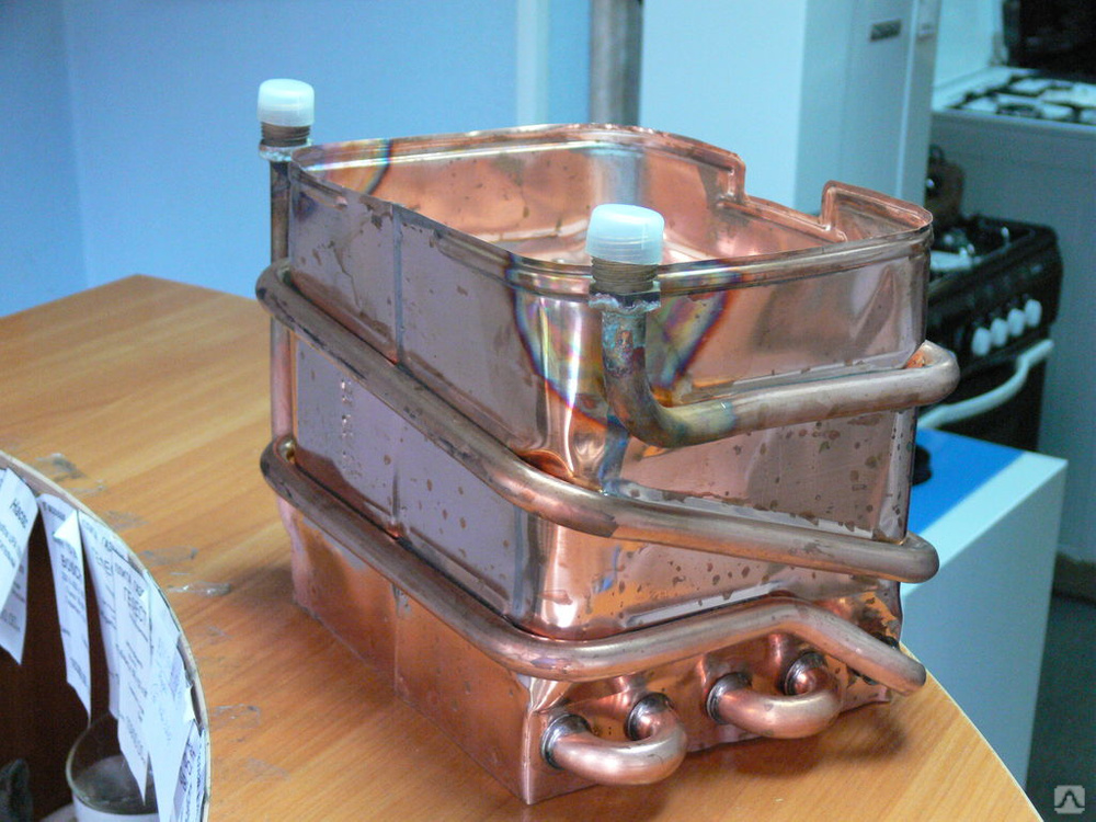 Echangeur de chaleur: pour un geyser, bosh, neva, prix