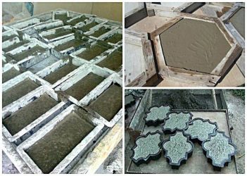 Comment faire des dalles de pavage à la maison