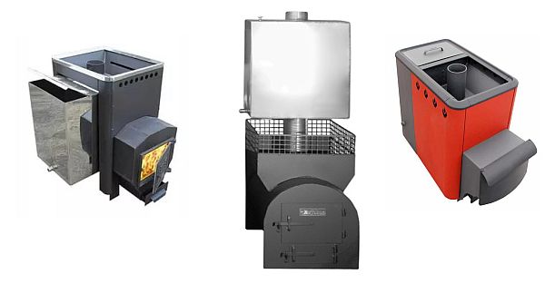 Composants du four de sauna