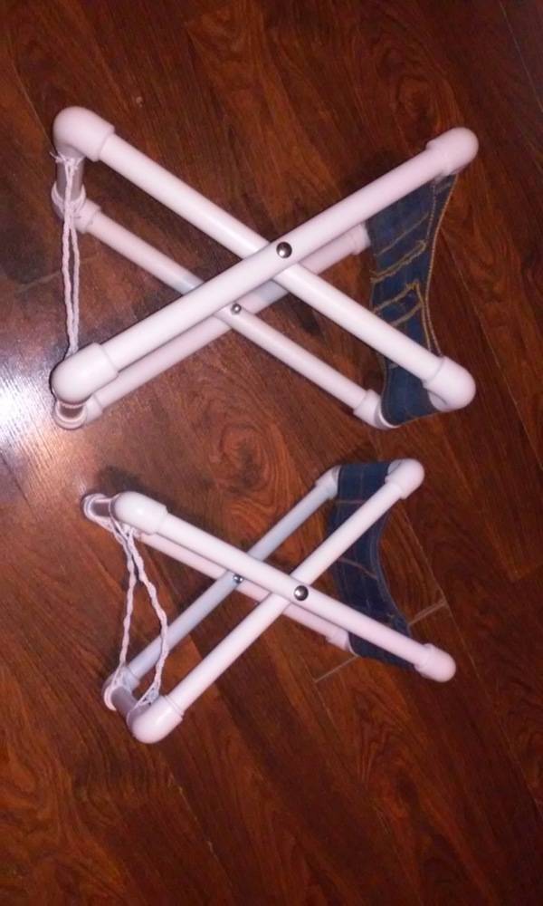 Chaise de pêche à faire soi-même: nous étudions le dessin, préparons les matériaux et fabriquons une structure pliante pour la pêche au feeder à partir de tuyaux en PVC