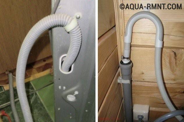 Comment amener le tuyau de vidange de la machine à laver dans un égout séparé des pneus?