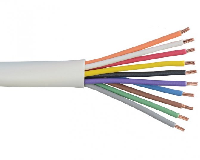 Marquage couleur des fils et câbles lors de l'installation de GOST PEU