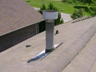Installation d'un champignon de ventilation sur le toit: types et méthodes d'installation d'un déflecteur sur un tuyau d'échappement