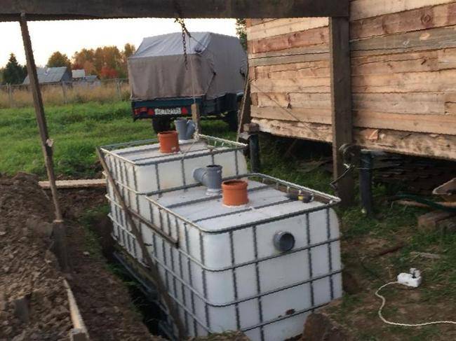 Comment fabriquer soi-même une fosse septique à partir de cubes européens - instructions détaillées