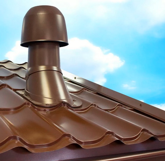 Ventilation du toit métallique: caractéristiques du système d'échange d'air