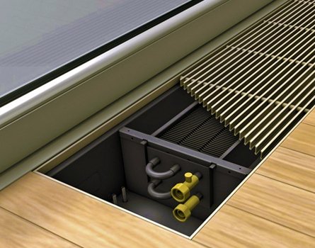 Installation indépendante de convecteurs au sol