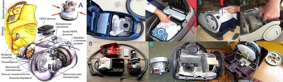 Comment réparer un aspirateur de vos propres mains: les principaux types de pannes et leur élimination