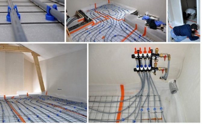 Plancher chauffant à l'eau à faire soi-même: instructions de fabrication